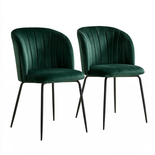 Chaise de salle à manger aux lignes épurées, coloris gris