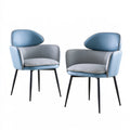Chaise de salle à manger aux lignes épurées, coloris gris
