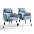 Chaise de salle à manger aux lignes épurées, coloris gris