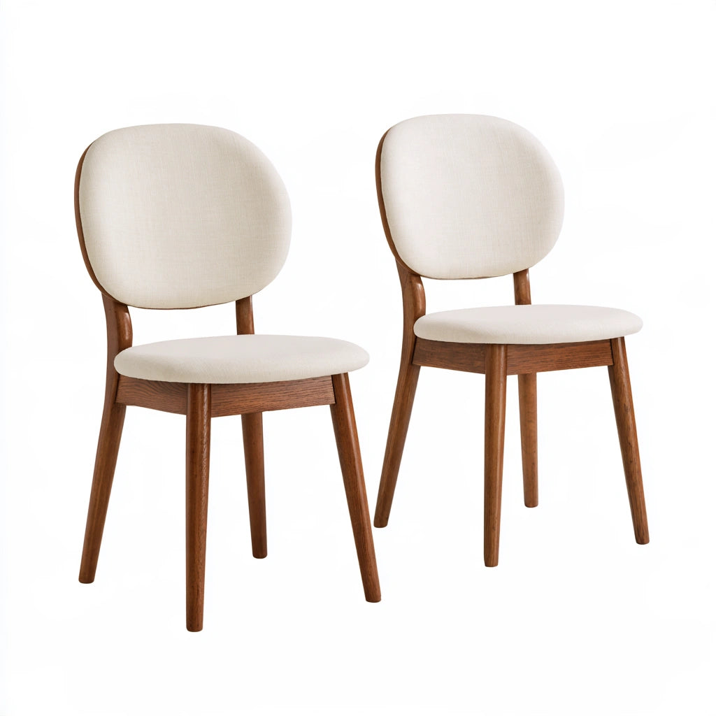 Chaise de salle à manger aux lignes épurées, coloris gris